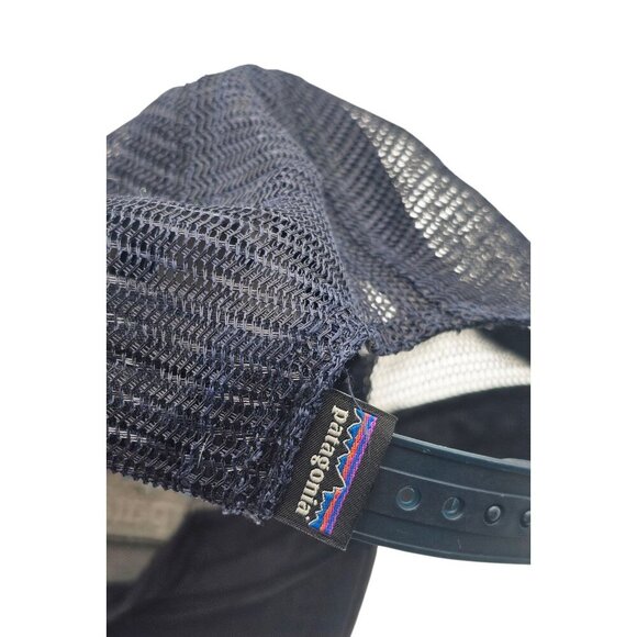 Patagonia Mesh Snap Back Gray Trucker Hat - Picture 3 of 7